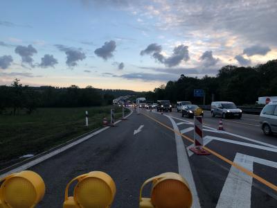 H1 VU Personenschaden Zweirad - BAB81 Mundelsheim >> Leonberg - 10.05.2019